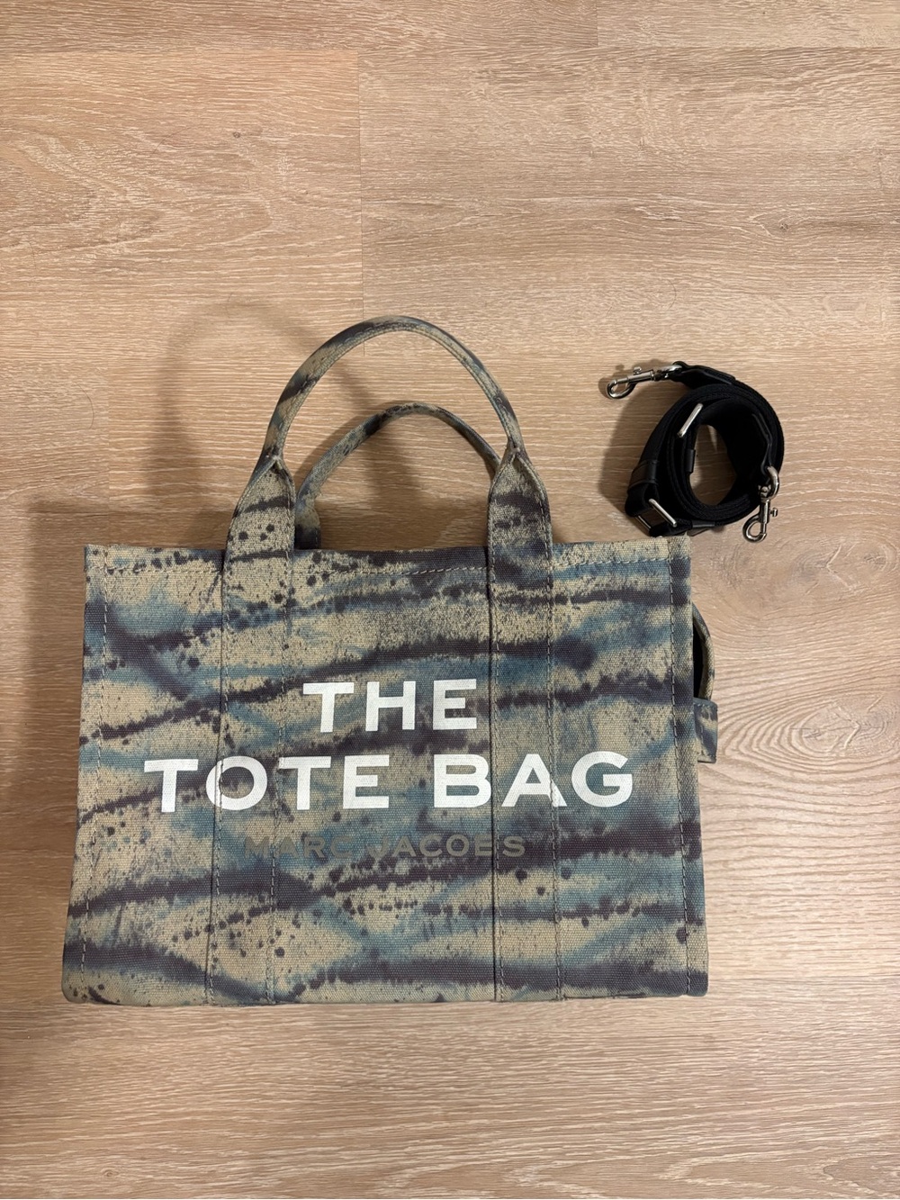 Medium Marc Jacobs Customized THE TOTE BAG with Watercolor Splatter
